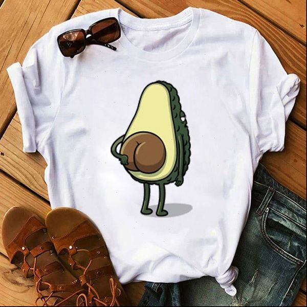 lovely cartoon short sleeve t shirt women casual avocado graphic print female tee summer girls fashion t shirts, White
lovely cartoon short sleeve t shirt women casual avocado graphic print female tee summer girls fashion t shirts, White