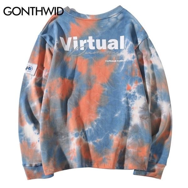 gonthwid casual loose tie dye pullover hoodies sweatshirts mens hip hop hipster punk rock streetwear hoodie fashion jumper 201103, Black
gonthwid casual loose tie dye pullover hoodies sweatshirts mens hip hop hipster punk rock streetwear hoodie fashion jumper 201103, Black