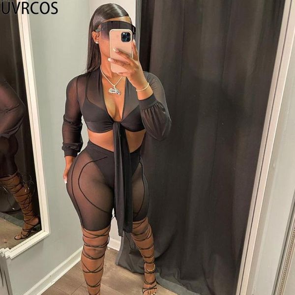 women's tracksuits uvrcos fall clothes for women mesh patchwork midnight bar clubwear low v-neck hipster lace up two piece set y2k sets, Gray
women's tracksuits uvrcos fall clothes for women mesh patchwork midnight bar clubwear low v-neck hipster lace up two piece set y2k sets, Gray