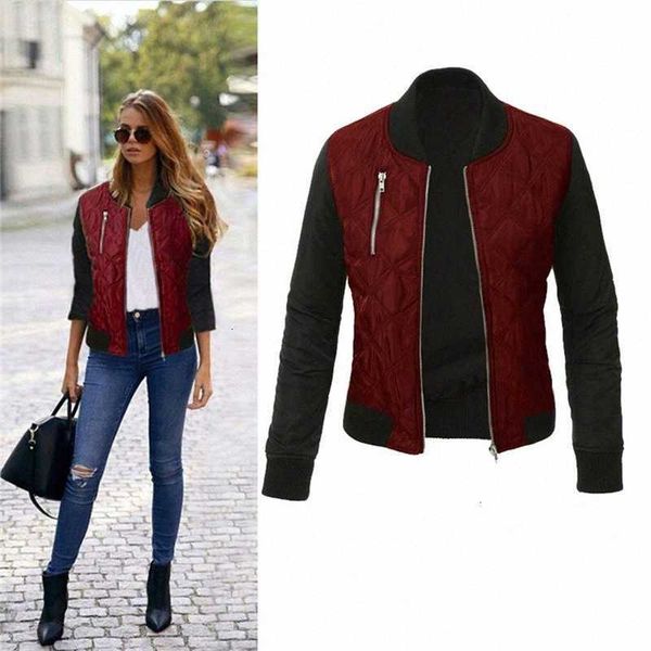 fashion womens bomber jacket ladies zip up biker quilted coat s 3xl new 2021 plus size basic jacket suede jackets brown leather b ihpk#, Black;brown
fashion womens bomber jacket ladies zip up biker quilted coat s 3xl new 2021 plus size basic jacket suede jackets brown leather b ihpk#, Black;brown