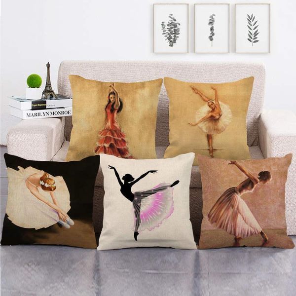 cushion/decorative pillow elegant and moving dancer series cushion cover linen pillowcase living room sofa bedroom bay window decoration acc
cushion/decorative pillow elegant and moving dancer series cushion cover linen pillowcase living room sofa bedroom bay window decoration acc