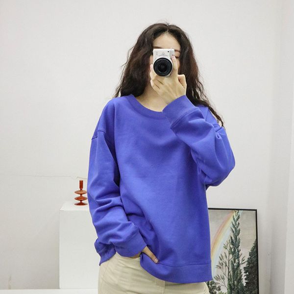 2021 new women solid color sweatshirt o-neck long sleeve casual pullovers 4390, Black
2021 new women solid color sweatshirt o-neck long sleeve casual pullovers 4390, Black