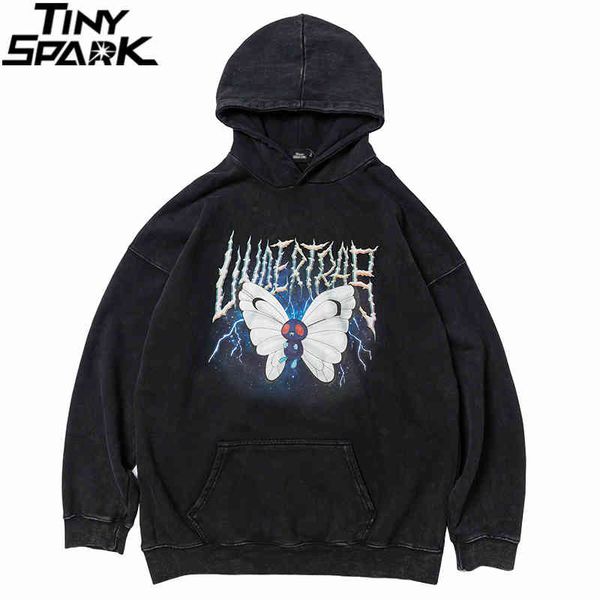 2021 men hip hop sweatshirt lightning butterfly streetwear hoodie retro vintage washed black hooded pullover harajuku
2021 men hip hop sweatshirt lightning butterfly streetwear hoodie retro vintage washed black hooded pullover harajuku