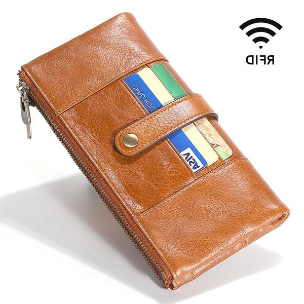 fashion cross-border wallet anti-magnetic long rfid leather men's style double multi-function new zipper tsihq
fashion cross-border wallet anti-magnetic long rfid leather men's style double multi-function new zipper tsihq