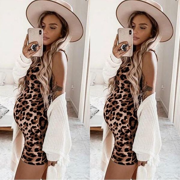 maternity dresses wear fashion expectant mother leopard print high waist slim pregnant women's tight bag hip sling dress, White
maternity dresses wear fashion expectant mother leopard print high waist slim pregnant women's tight bag hip sling dress, White