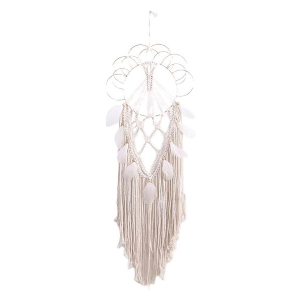 decorative objects & figurines macrame wall hanging dream catcher boho handmade woven tassel feather tapestry for kids room wedding decorati
decorative objects & figurines macrame wall hanging dream catcher boho handmade woven tassel feather tapestry for kids room wedding decorati