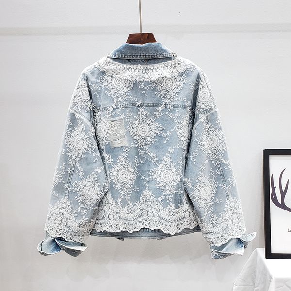 streetwear style lace patchwork denim for women fashion stitching diamond tassel jeans jacket coat female loose outerwear l2md, Black;brown
streetwear style lace patchwork denim for women fashion stitching diamond tassel jeans jacket coat female loose outerwear l2md, Black;brown