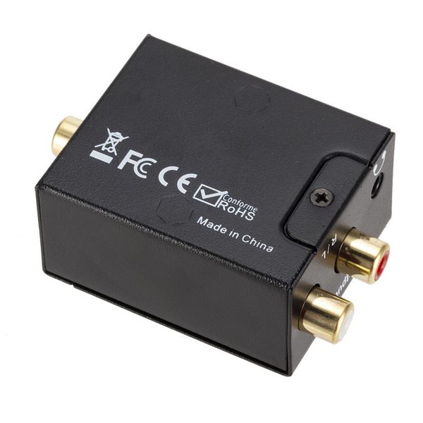 digital to analog audio converter optical fiber toslink coaxial signal to rca r/l audio decoder spdif atv dac amplifier spdif
digital to analog audio converter optical fiber toslink coaxial signal to rca r/l audio decoder spdif atv dac amplifier spdif