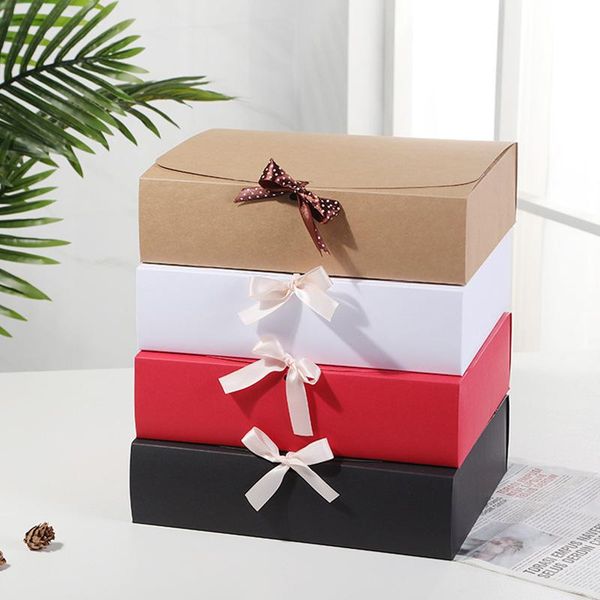 gift wrap 200pcs/lot 31x24.5x8cm large box white black red craft kraft for wedding birthday paper with ribbon
gift wrap 200pcs/lot 31x24.5x8cm large box white black red craft kraft for wedding birthday paper with ribbon
