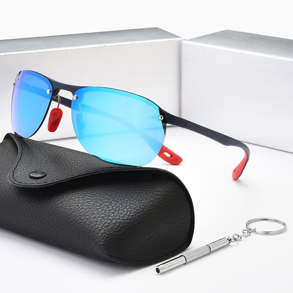 men's and women's rimless sunglasses driving goggles polarized glasses brand retro round uv400 anti-ultraviolet sun visor with box, White;black
men's and women's rimless sunglasses driving goggles polarized glasses brand retro round uv400 anti-ultraviolet sun visor with box, White;black