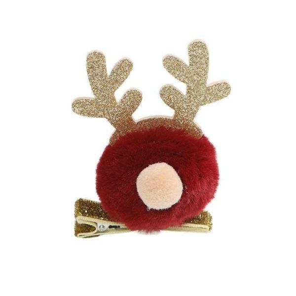 hair accessories christmas plush hairpin ball winter children's clip elk duckbill antlers, Slivery;white
hair accessories christmas plush hairpin ball winter children's clip elk duckbill antlers, Slivery;white