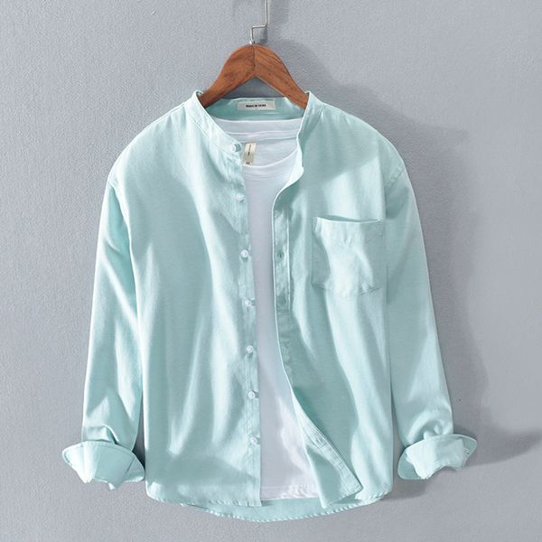 2021 new nova chegada de manga longa gola oxford masculina slida magro camisas para casual confortvel camisa dos homens chemise 5mko, White
2021 new nova chegada de manga longa gola oxford masculina slida magro camisas para casual confortvel camisa dos homens chemise 5mko, White