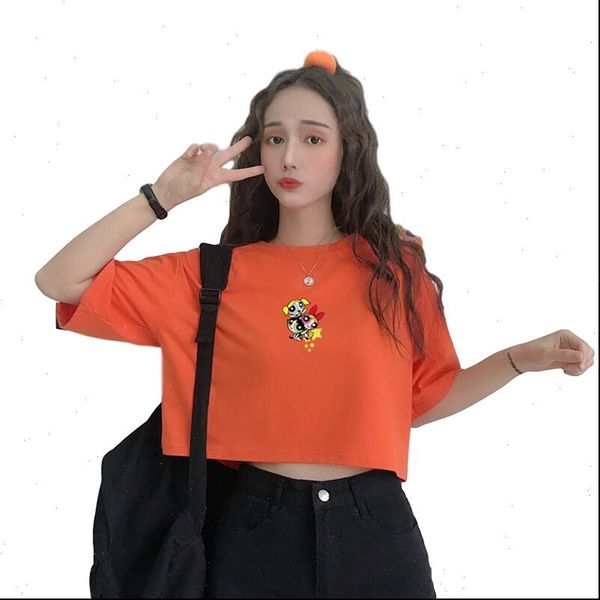 new cropped kawaii powerpuff t shirt girls police harajuku womens aesthetic bellota las chicas printing t shirt, White
new cropped kawaii powerpuff t shirt girls police harajuku womens aesthetic bellota las chicas printing t shirt, White