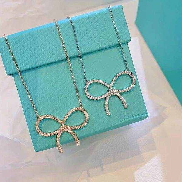 design jewelry bow necklace 925 sterling silver butterfly pendant 18k gold plated diamond inlaid clavicle chain
design jewelry bow necklace 925 sterling silver butterfly pendant 18k gold plated diamond inlaid clavicle chain