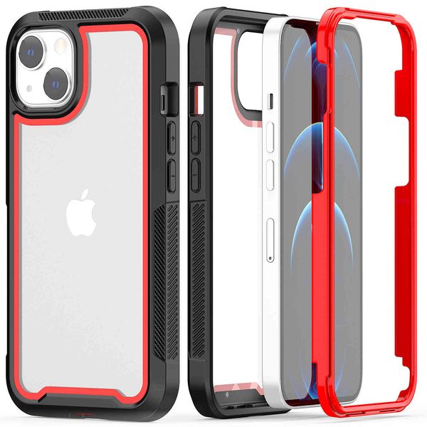 applicable to iphone13 two in one transparent acrylic three proof frame anti falling apple 13 / 12 s20 mobile phone case
applicable to iphone13 two in one transparent acrylic three proof frame anti falling apple 13 / 12 s20 mobile phone case
