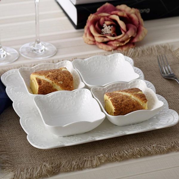 dishes & plates ceramic creative snack fruit plate platter nut tray candy dish five-piece set
dishes & plates ceramic creative snack fruit plate platter nut tray candy dish five-piece set
