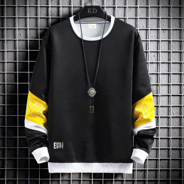 men's hoodies & sweatshirts youthful fashion patchwork men japanese streetwear sweatshirt harajuku long sleeve pullover, Black
men's hoodies & sweatshirts youthful fashion patchwork men japanese streetwear sweatshirt harajuku long sleeve pullover, Black