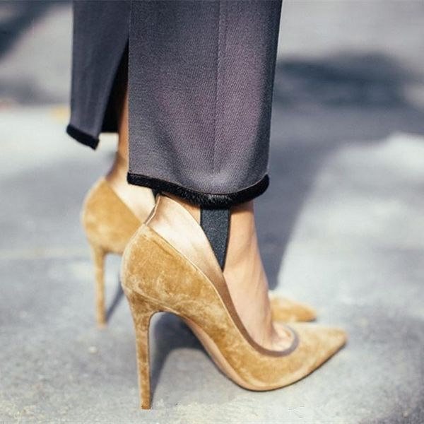 dress shoes spring summer woman velvet shallow high heels pumps designer party slip on mujer sexy, Black
dress shoes spring summer woman velvet shallow high heels pumps designer party slip on mujer sexy, Black