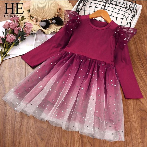 girl's dresses he hello enjoy girl princess elegant dress spring/autumn long sleeve for children kids girls lace tulle tutu, Red;yellow
girl's dresses he hello enjoy girl princess elegant dress spring/autumn long sleeve for children kids girls lace tulle tutu, Red;yellow