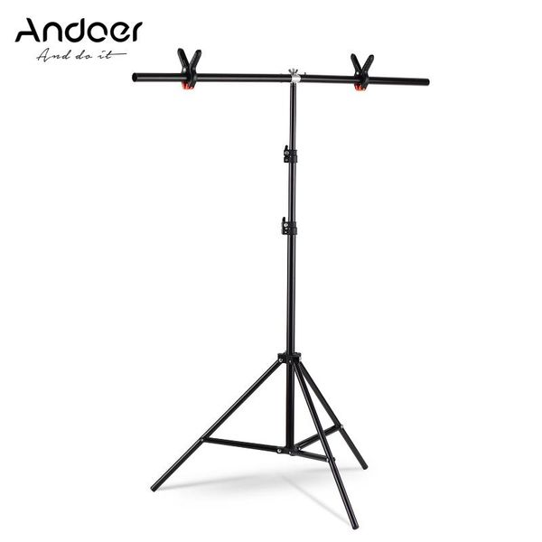 andoer 2 * 2m/6.5 * 6.5ft t-shape backdrop stand background bracket kit aluminum alloy material heavy duty portable adjustable
andoer 2 * 2m/6.5 * 6.5ft t-shape backdrop stand background bracket kit aluminum alloy material heavy duty portable adjustable