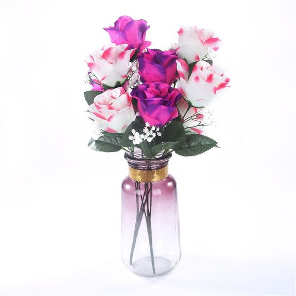 decorative flowers & wreaths 8cm france rose flower bud silk cherry blossoms artificial bouquet wedding decoration 5 big head with snow
decorative flowers & wreaths 8cm france rose flower bud silk cherry blossoms artificial bouquet wedding decoration 5 big head with snow