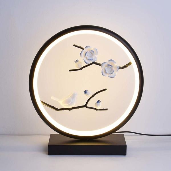 table lamps chinese zen round flower bird decor led desk el bedroom bedside lamp wedding room light fixtures remote control
table lamps chinese zen round flower bird decor led desk el bedroom bedside lamp wedding room light fixtures remote control