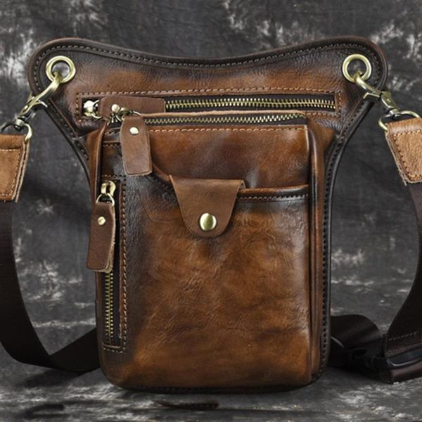 waist bags natural skin men hip bum fanny belt pack shoulder thigh bag retro leisure male genuine leather leg drop
waist bags natural skin men hip bum fanny belt pack shoulder thigh bag retro leisure male genuine leather leg drop