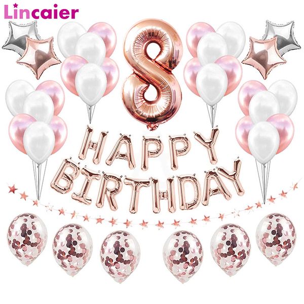 37pcs number 8 foil balloons happy birthday party decorations 8 years old eighth 8th boy girl eight plies blue pink
37pcs number 8 foil balloons happy birthday party decorations 8 years old eighth 8th boy girl eight plies blue pink