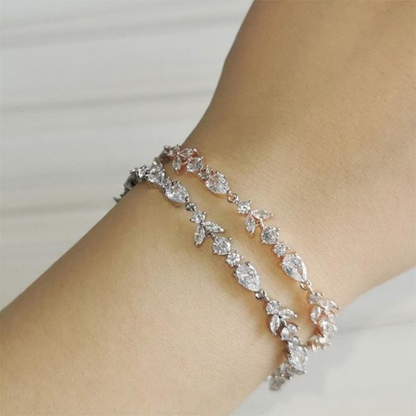 link, chain zakol 2021 fashion wedding jewelry for women cubic zirconia leaf adjustable charm bracelets bp5034, Black
link, chain zakol 2021 fashion wedding jewelry for women cubic zirconia leaf adjustable charm bracelets bp5034, Black