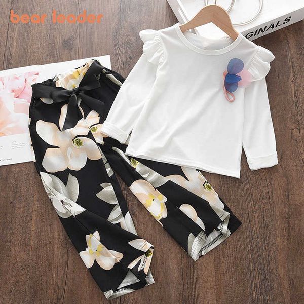 bear leader children's casual fall clothes sets fashion kids baby white t-shirt floral pants outfits girls casual flower clothes y0909
bear leader children's casual fall clothes sets fashion kids baby white t-shirt floral pants outfits girls casual flower clothes y0909