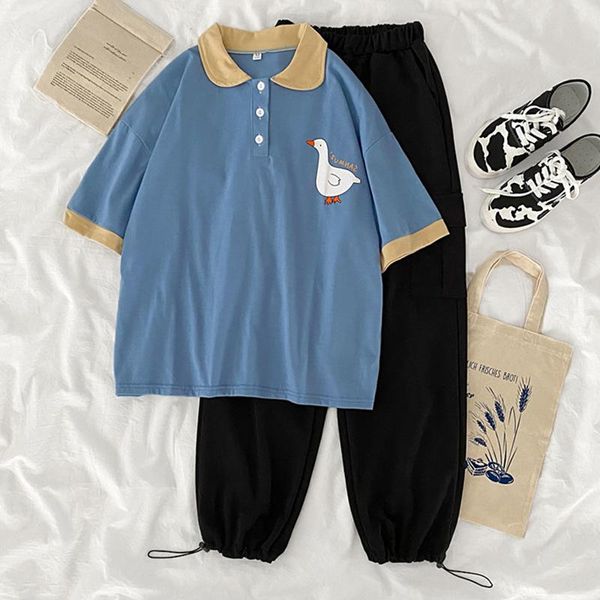 women's two piece pants set outfit women 2021 summer short sleeve cartoon & pant comfort lounge wear casual loose t-shirts + sets, White
women's two piece pants set outfit women 2021 summer short sleeve cartoon & pant comfort lounge wear casual loose t-shirts + sets, White