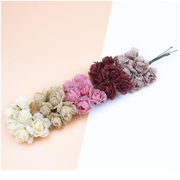 6pcs decorative flowers wreaths diy gifts box christmas decor for home wedding bridal accessories silk roses artificial jllxlt
6pcs decorative flowers wreaths diy gifts box christmas decor for home wedding bridal accessories silk roses artificial jllxlt