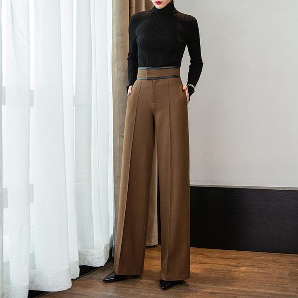 women's pants & capris high waist wide leg female autumn and winter 2021 thick wool woolen hair straight women streetwear harajuku, Black;white
women's pants & capris high waist wide leg female autumn and winter 2021 thick wool woolen hair straight women streetwear harajuku, Black;white
