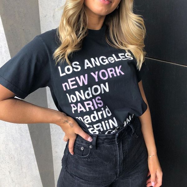 2021 new retro faded letter print t-shirt summer short sleeve o-neck woman tshirts casual boyfriend y2k ladies tee shirts 1ryv, White
2021 new retro faded letter print t-shirt summer short sleeve o-neck woman tshirts casual boyfriend y2k ladies tee shirts 1ryv, White