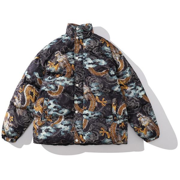 men's jackets men hip hop parka jacket coat dragon cloud print harajuku streetwear winter padded puffer oversized warm retro punk down, Black;brown
men's jackets men hip hop parka jacket coat dragon cloud print harajuku streetwear winter padded puffer oversized warm retro punk down, Black;brown