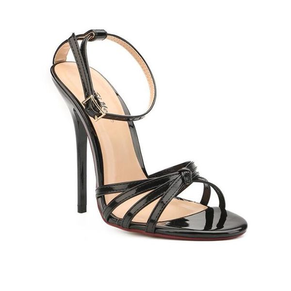 dress shoes bbzai pattern europe and america ladies 13cm nightclub thin heels peep toe summer extra large code 37-47 48, Black 
dress shoes bbzai pattern europe and america ladies 13cm nightclub thin heels peep toe summer extra large code 37-47 48, Black