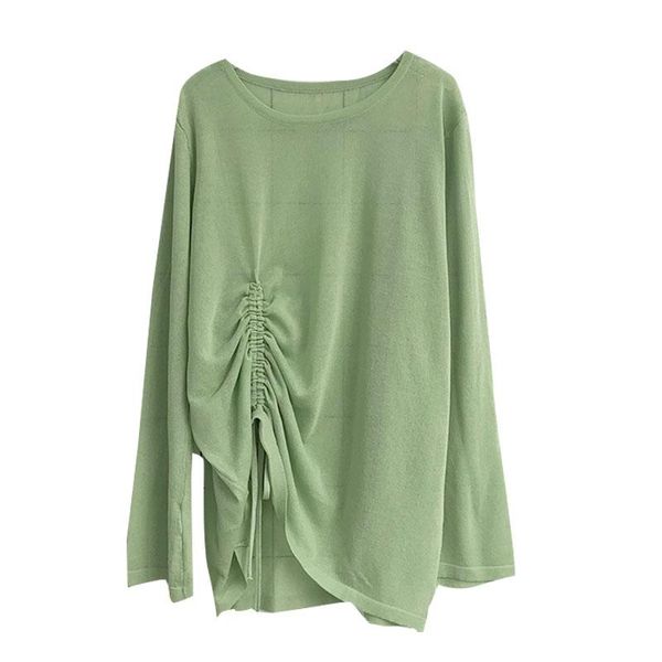 women's sweaters women thin summer green color kitted sweater early autumn pullover 2021 loose long sleeve korean, White;black
women's sweaters women thin summer green color kitted sweater early autumn pullover 2021 loose long sleeve korean, White;black