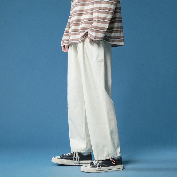 2021 new spring cotton men's fashion casual retro wide-leg jeans men streetwear korean loose straight denim trousers mens -3xl ufa0, Blue
2021 new spring cotton men's fashion casual retro wide-leg jeans men streetwear korean loose straight denim trousers mens -3xl ufa0, Blue