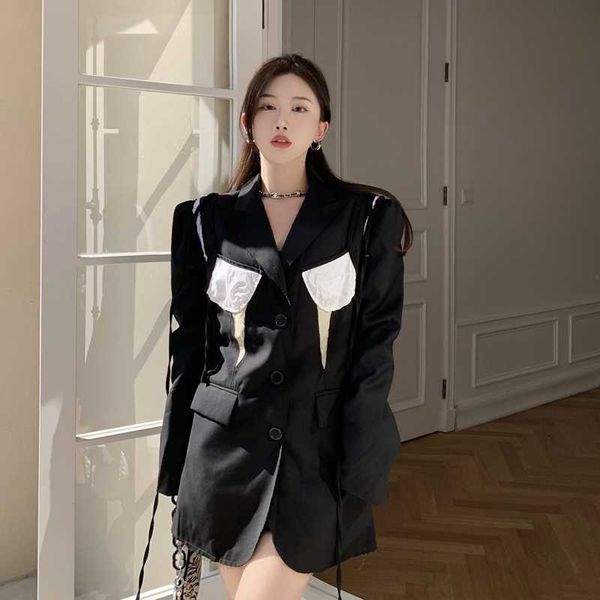 women's suits & blazers high-quality elegant small suit jacket female spring and autumn 2021 korean style all-match casual fashion, White;black
women's suits & blazers high-quality elegant small suit jacket female spring and autumn 2021 korean style all-match casual fashion, White;black