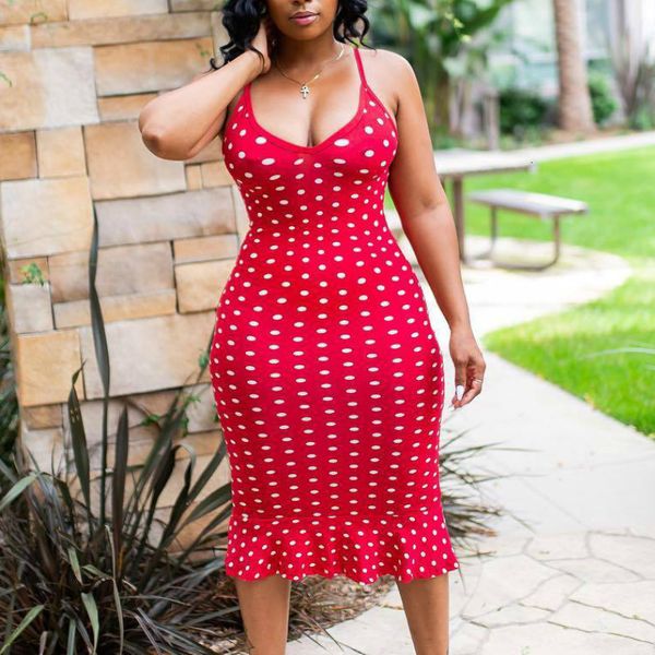 2021 new bodycon polka dot spaghetti strap party women fashion tight vestidos clubwear night date out plus size elastic robes r61v, Black;gray
2021 new bodycon polka dot spaghetti strap party women fashion tight vestidos clubwear night date out plus size elastic robes r61v, Black;gray