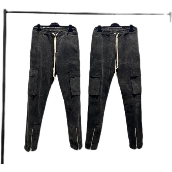 men's pants askyurself cargo men women joggers washed heavy fabric drawstring zipper sweatpants track trousers jeans, Black
men's pants askyurself cargo men women joggers washed heavy fabric drawstring zipper sweatpants track trousers jeans, Black