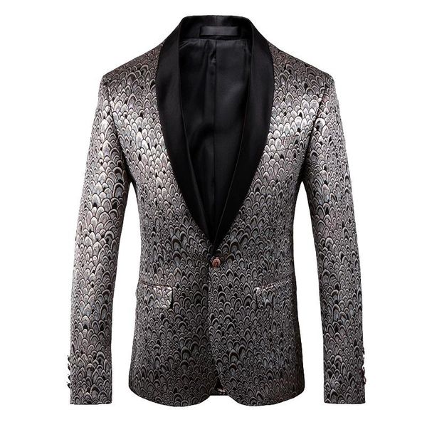 men's suits & blazers 2021 fish scale embroidery long-sleeved business suit jacket high-end banquet dress large size s-5xl, White;black
men's suits & blazers 2021 fish scale embroidery long-sleeved business suit jacket high-end banquet dress large size s-5xl, White;black