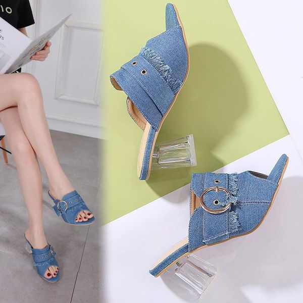 slippers female shoes ladies' big size med glitter slides square heel 2021 jelly denim block hoof heels buckle strap pu rome fab, Black
slippers female shoes ladies' big size med glitter slides square heel 2021 jelly denim block hoof heels buckle strap pu rome fab, Black