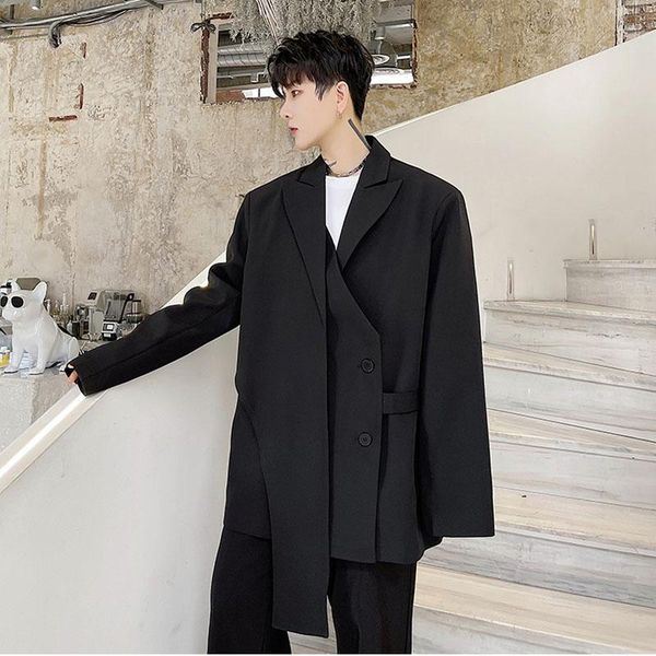 men's suits & blazers japan style men streetwear fashion hip hop loose casual suit jacket male asymmetrical design korean coat blazer m, White;black
men's suits & blazers japan style men streetwear fashion hip hop loose casual suit jacket male asymmetrical design korean coat blazer m, White;black
