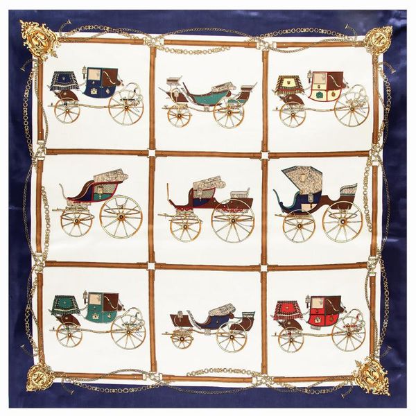 scarves fashion women hijab carriage print silk scarf plaid square lady neckerchief handle bag decoration 90x90cm, Blue;gray
scarves fashion women hijab carriage print silk scarf plaid square lady neckerchief handle bag decoration 90x90cm, Blue;gray