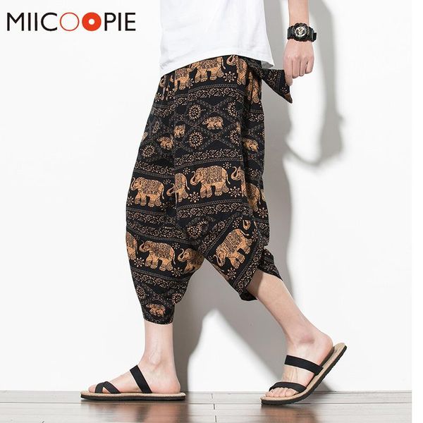 men's pants m-5xl casual ethnic printed calf-length trousers men linen cotton comf hip hop street loose oversize pantalones de hombre, Black
men's pants m-5xl casual ethnic printed calf-length trousers men linen cotton comf hip hop street loose oversize pantalones de hombre, Black