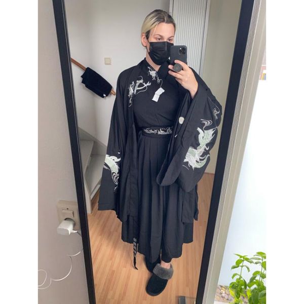 ethnic clothing japanese kimono dragon embroidery women samura dress men samurai costume harajuku cardigan yukata traditional party, Red
ethnic clothing japanese kimono dragon embroidery women samura dress men samurai costume harajuku cardigan yukata traditional party, Red