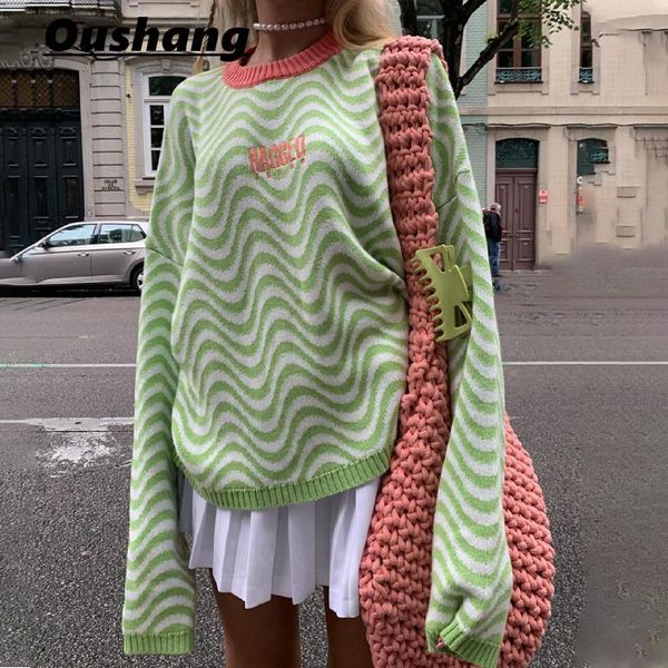 women's sweaters y2k letter print stripe sweater women loose long sleeve o-neck knitwear autumn winter patchwork pullover oversized gre, White;black
women's sweaters y2k letter print stripe sweater women loose long sleeve o-neck knitwear autumn winter patchwork pullover oversized gre, White;black