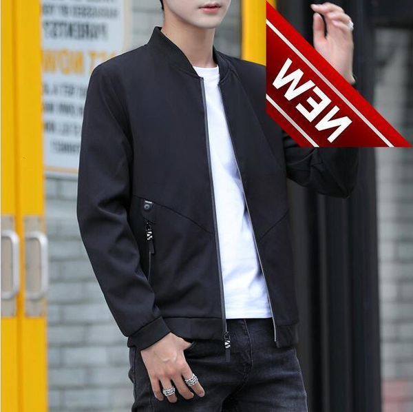 jacket men's autumn 2021 new jackets slim stand collar casual trendy handsome all-match jacket, Black
jacket men's autumn 2021 new jackets slim stand collar casual trendy handsome all-match jacket, Black