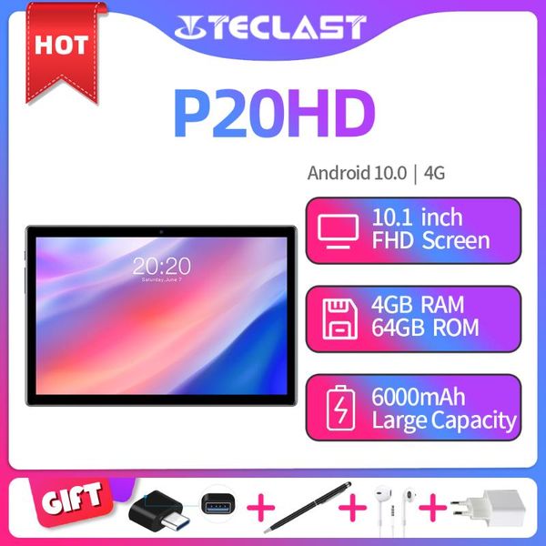 teclast p20hd 10.1" tablet octa core android 10 1920x1200 sc9863a 4gb ram 64gb rom 4g phone call ai speed-up dual wifi tablet pc
teclast p20hd 10.1" tablet octa core android 10 1920x1200 sc9863a 4gb ram 64gb rom 4g phone call ai speed-up dual wifi tablet pc